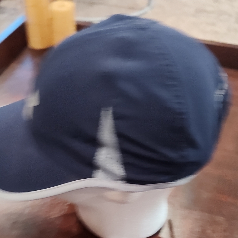 Under Armour Navy Blue Hat with White Logo Accent - Picture 5 of 7